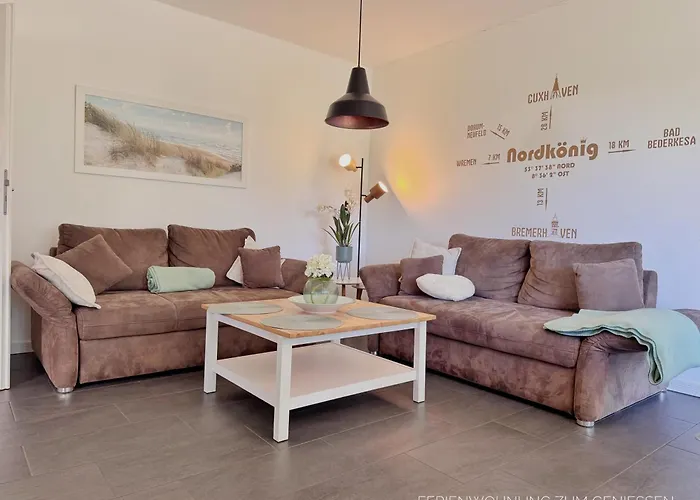 公寓 Nordkoenig Mit Sauna Und Whirlpool Langen (Cuxhaven)